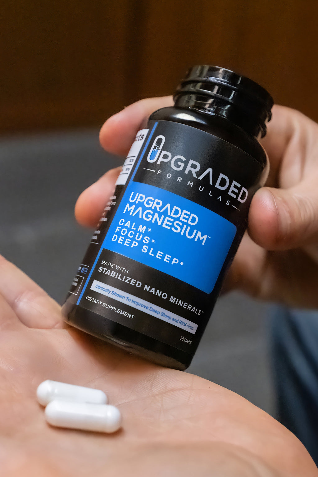 Upgraded Magnesium — Daily Relaxation & Sleep Support Capsules