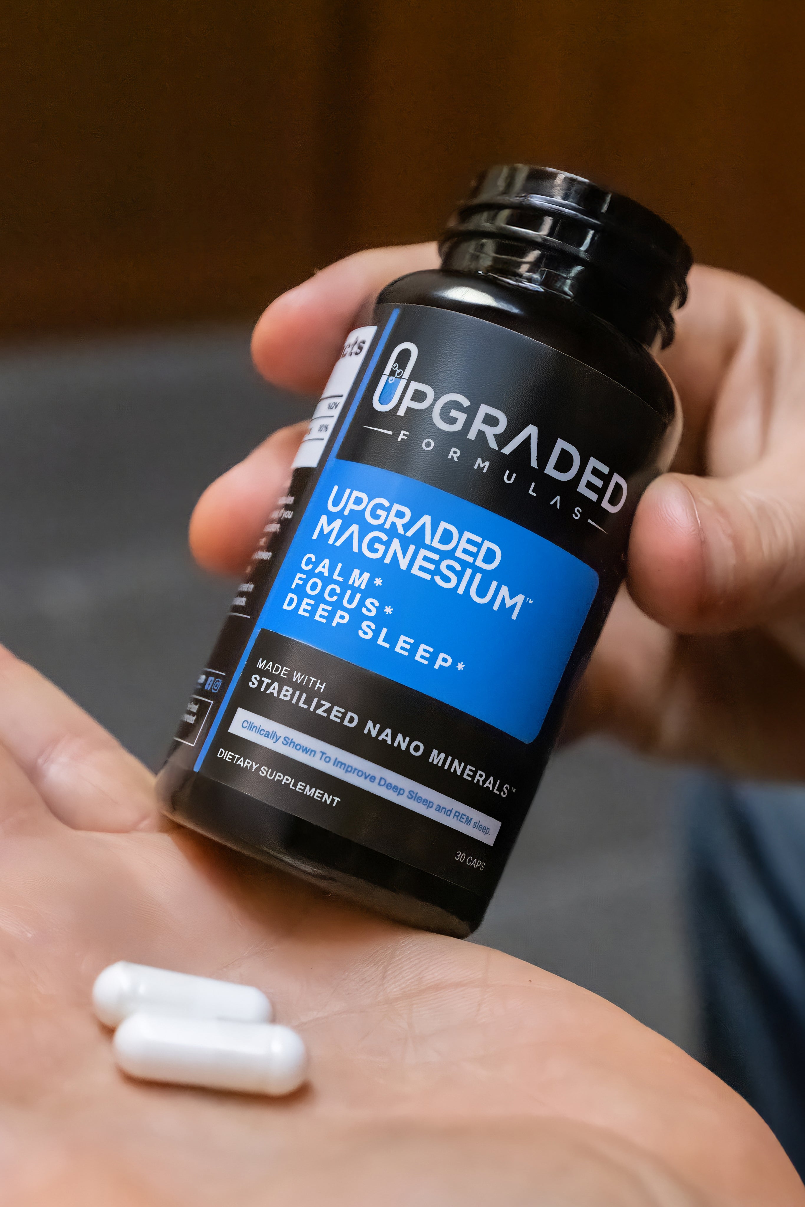 Upgraded Magnesium — Daily Relaxation & Sleep Support Capsules