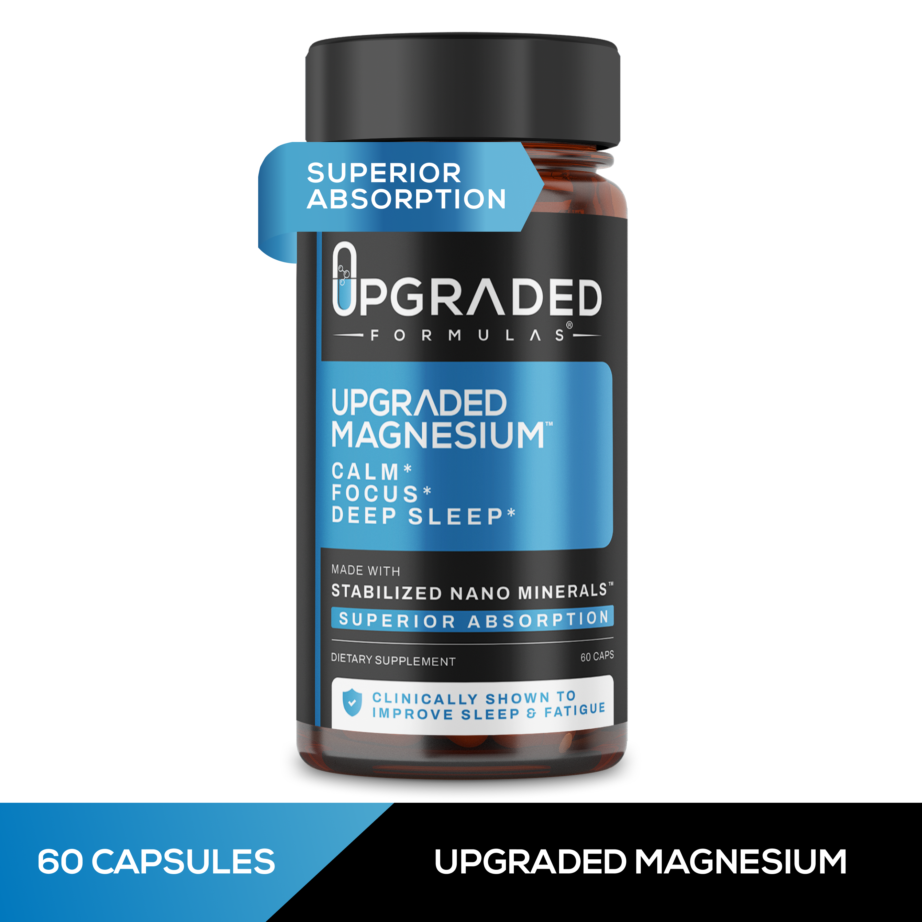 Upgraded Magnesium — Daily Relaxation & Sleep Support Capsules