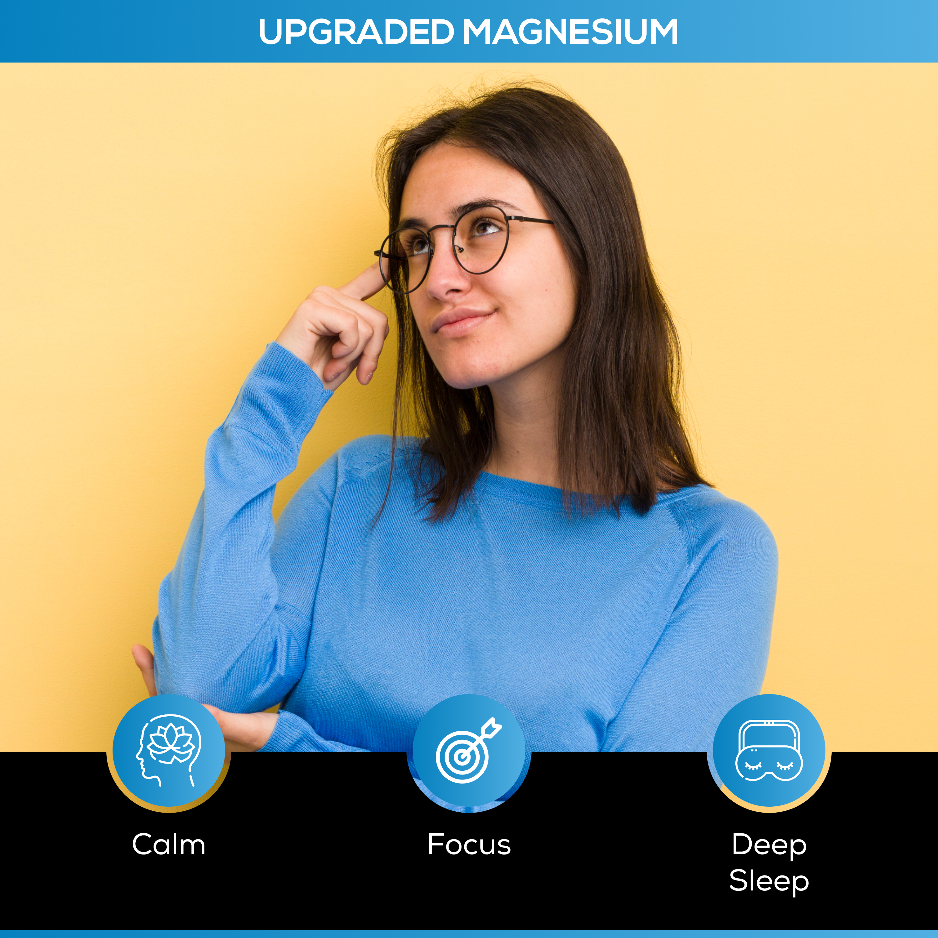 Upgraded Magnesium — Daily Relaxation & Sleep Support Capsules